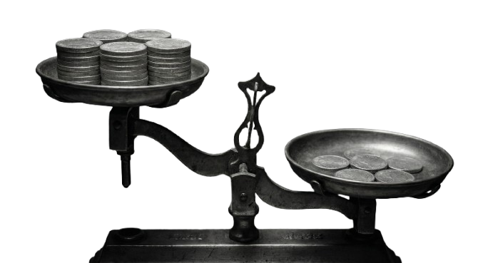 Decorative scale illustration